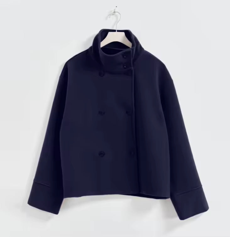 Elise Women's Oversized Double Breasted Jacket