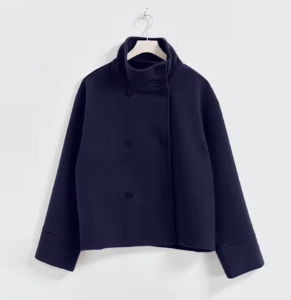 Elise Women's Oversized Double Breasted Jacket