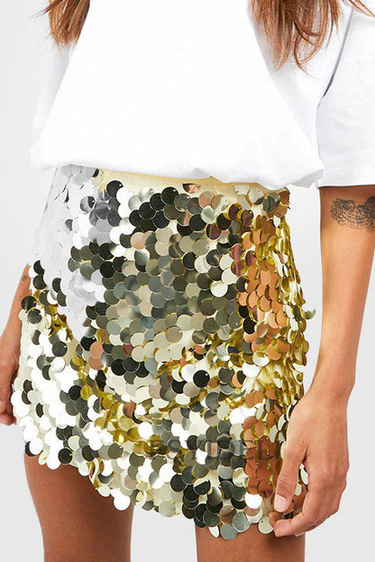 Delilah Sequin Mini Skirt