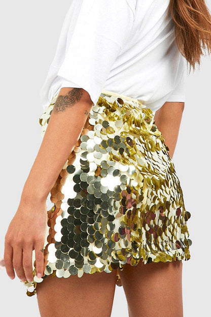 Delilah Sequin Mini Skirt