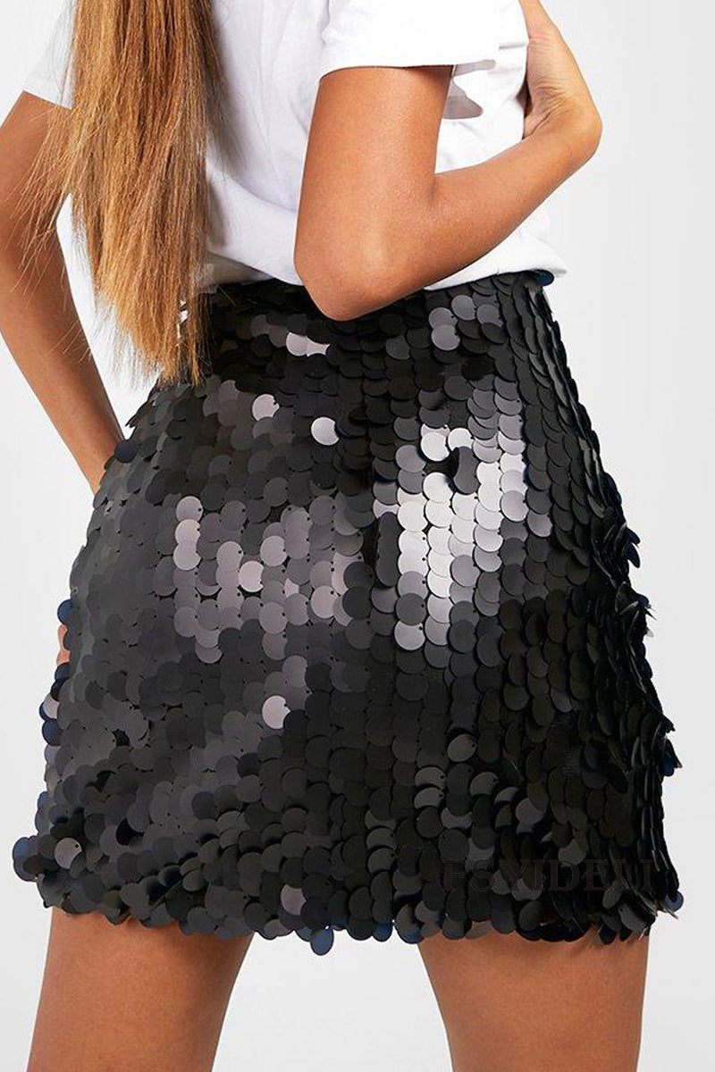 Delilah Sequin Mini Skirt