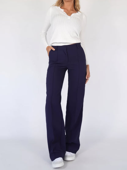 Blake High Waisted Straight Leg Trousers