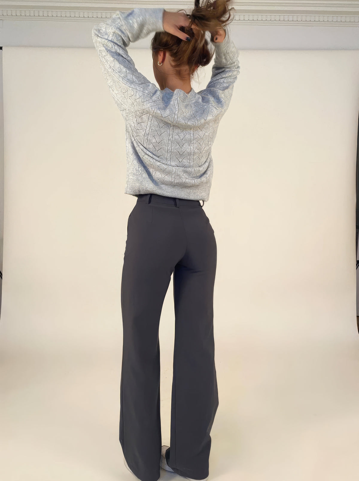 Blake High Waisted Straight Leg Trousers