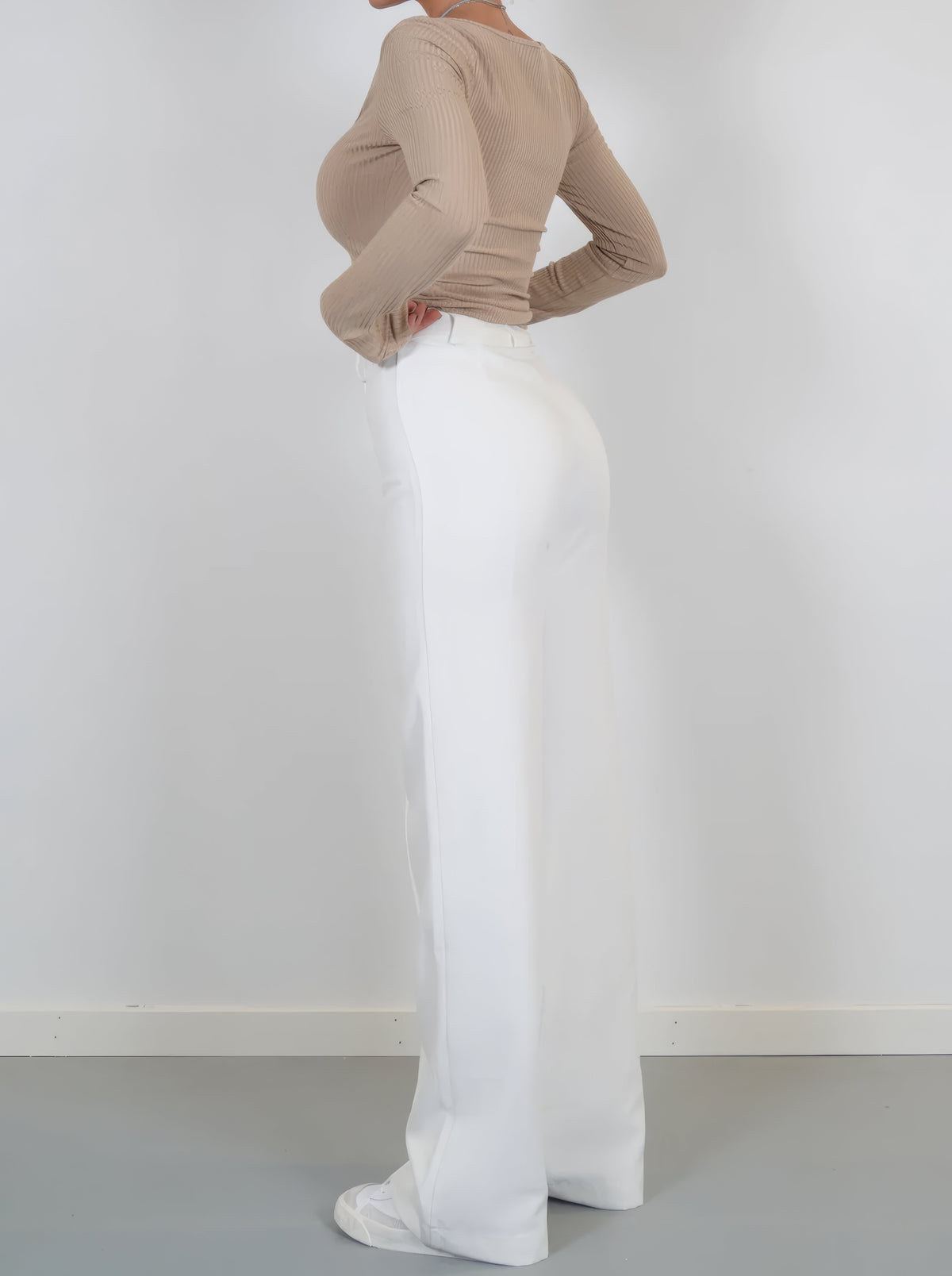 Blake High Waisted Straight Leg Trousers
