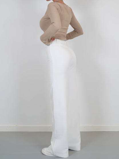 Blake High Waisted Straight Leg Trousers