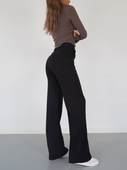 Blake High Waisted Straight Leg Trousers