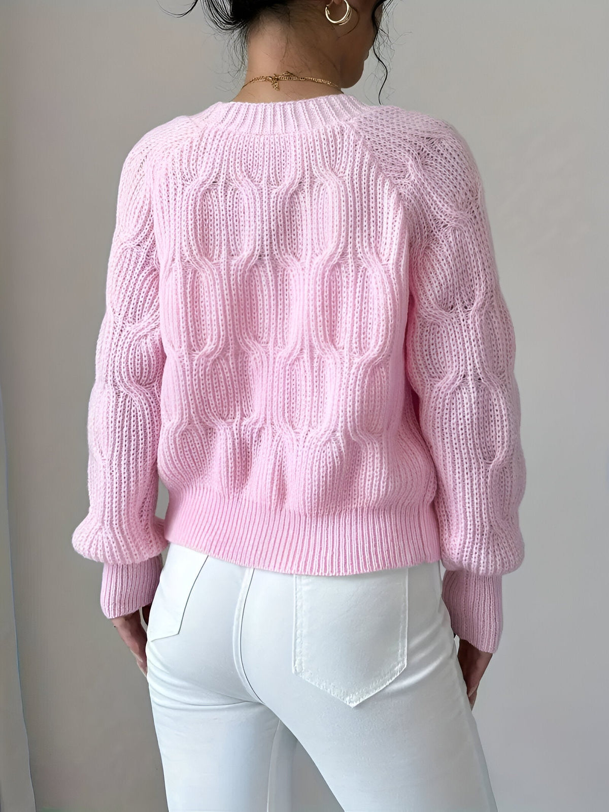 Belle Elegant Bow Knit Cardigan