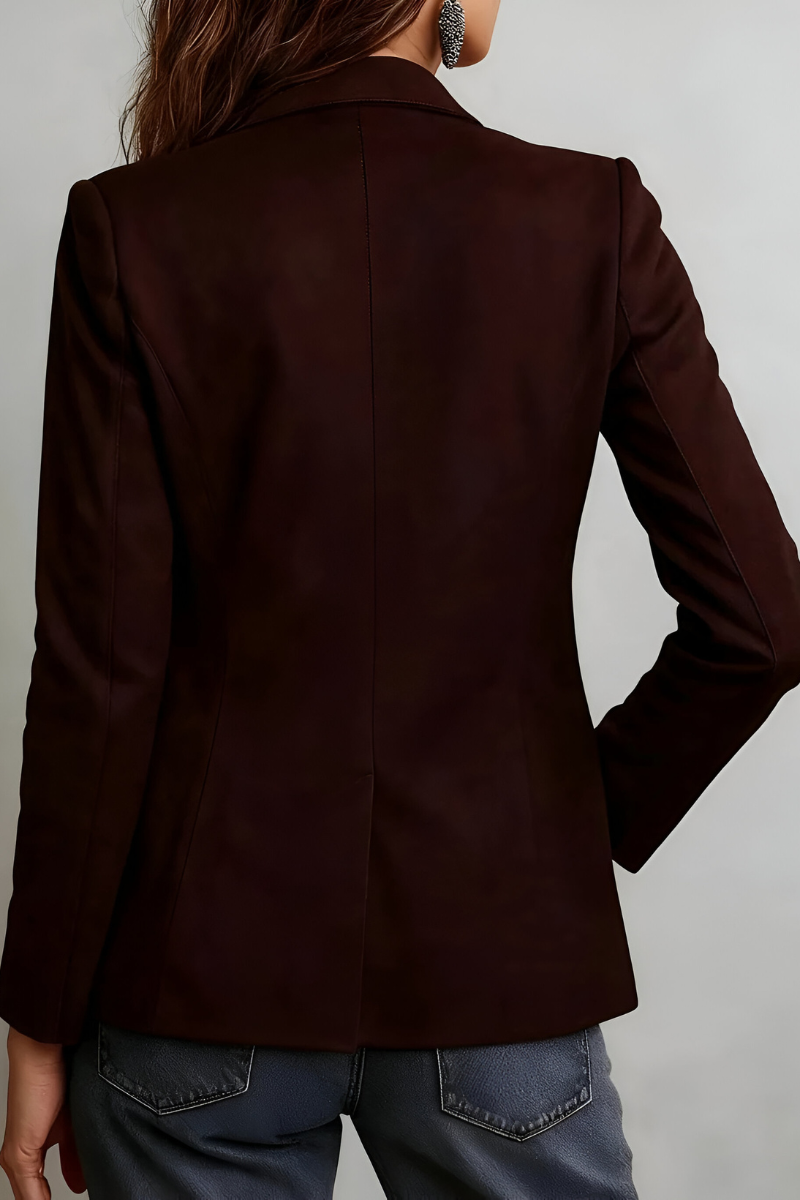 Clara Women's Tailored Plaid Blazer