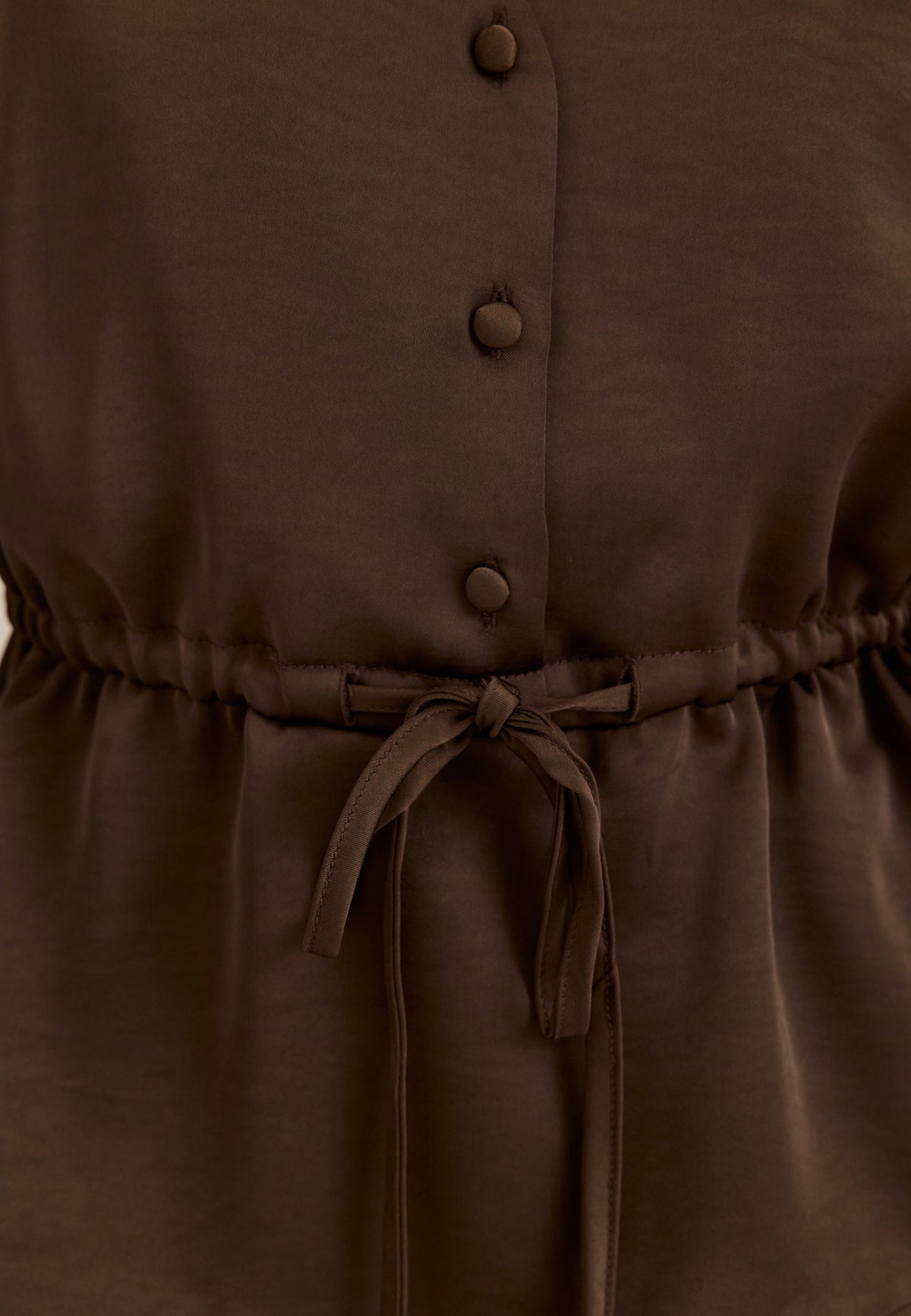 Olivia Satin Puff Sleeve Blouse