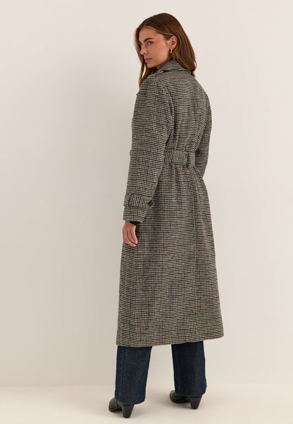 Isabella Elegant Wool Blend Trench Coat