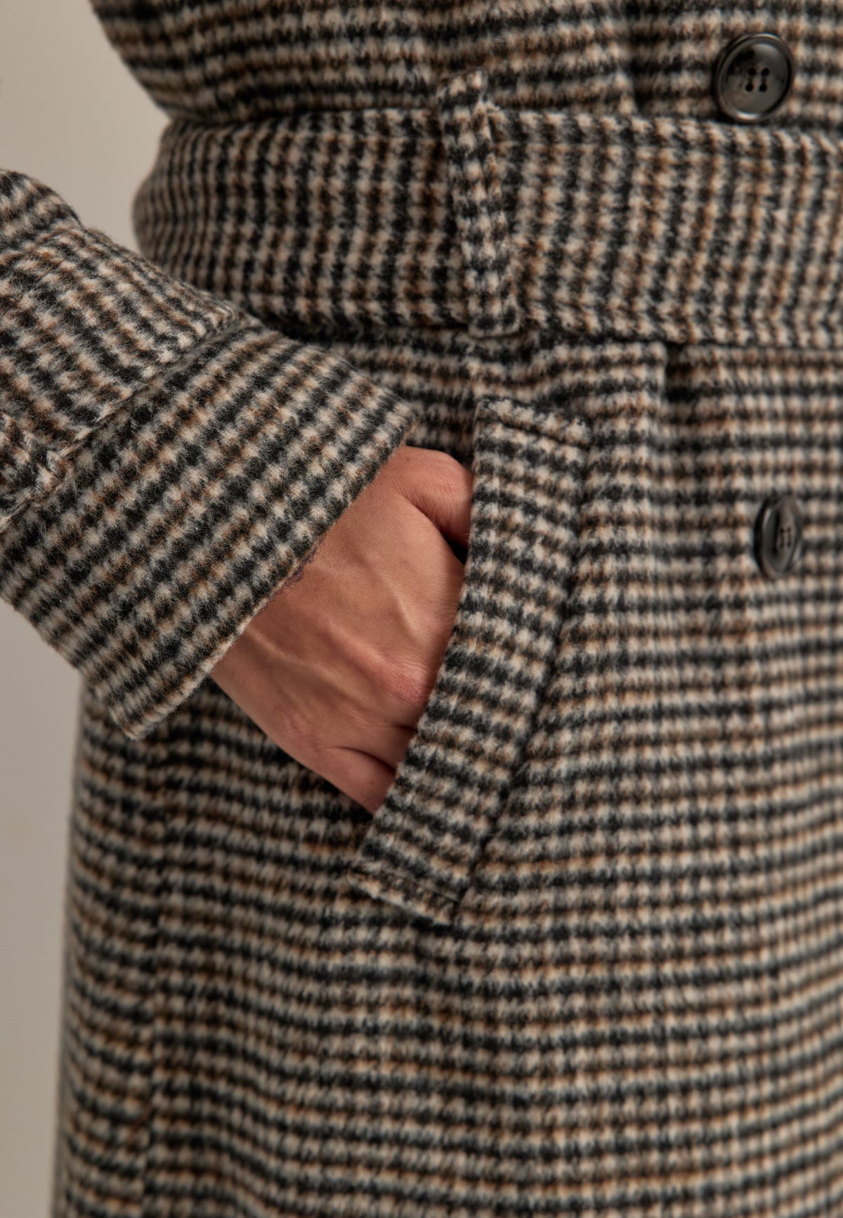 Isabella Elegant Wool Blend Trench Coat