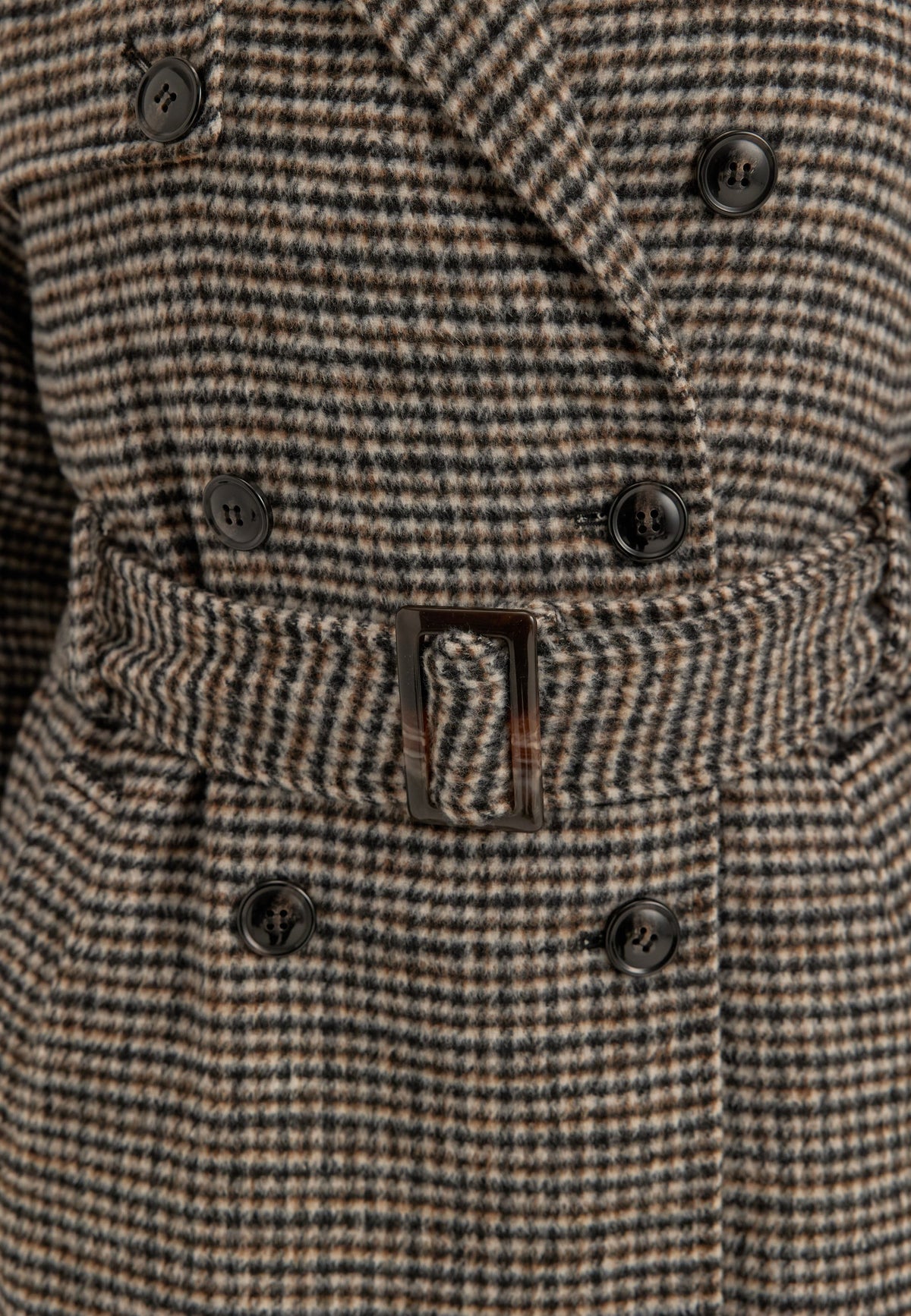 Isabella Elegant Wool Blend Trench Coat
