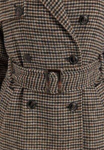 Isabella Elegant Wool Blend Trench Coat