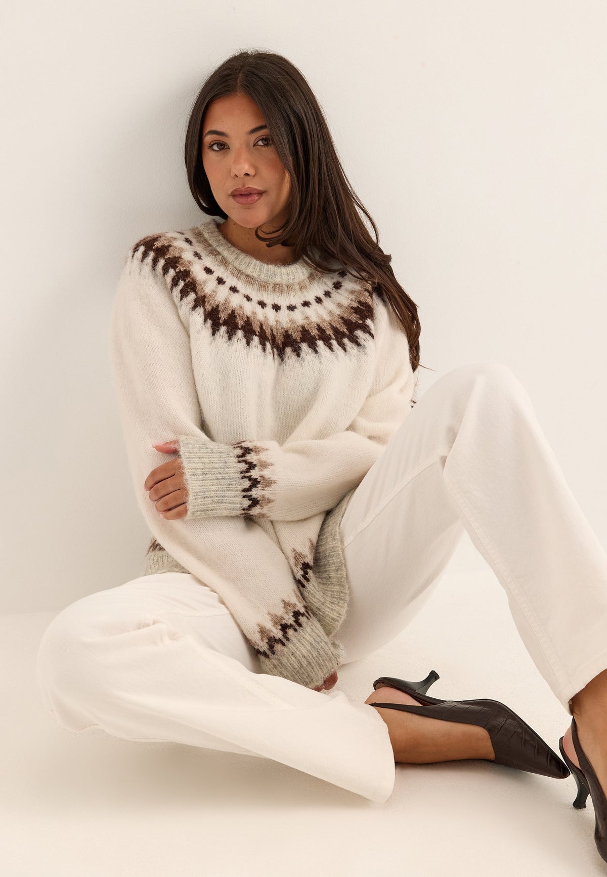 Freya Fair Isle Knitted Sweater