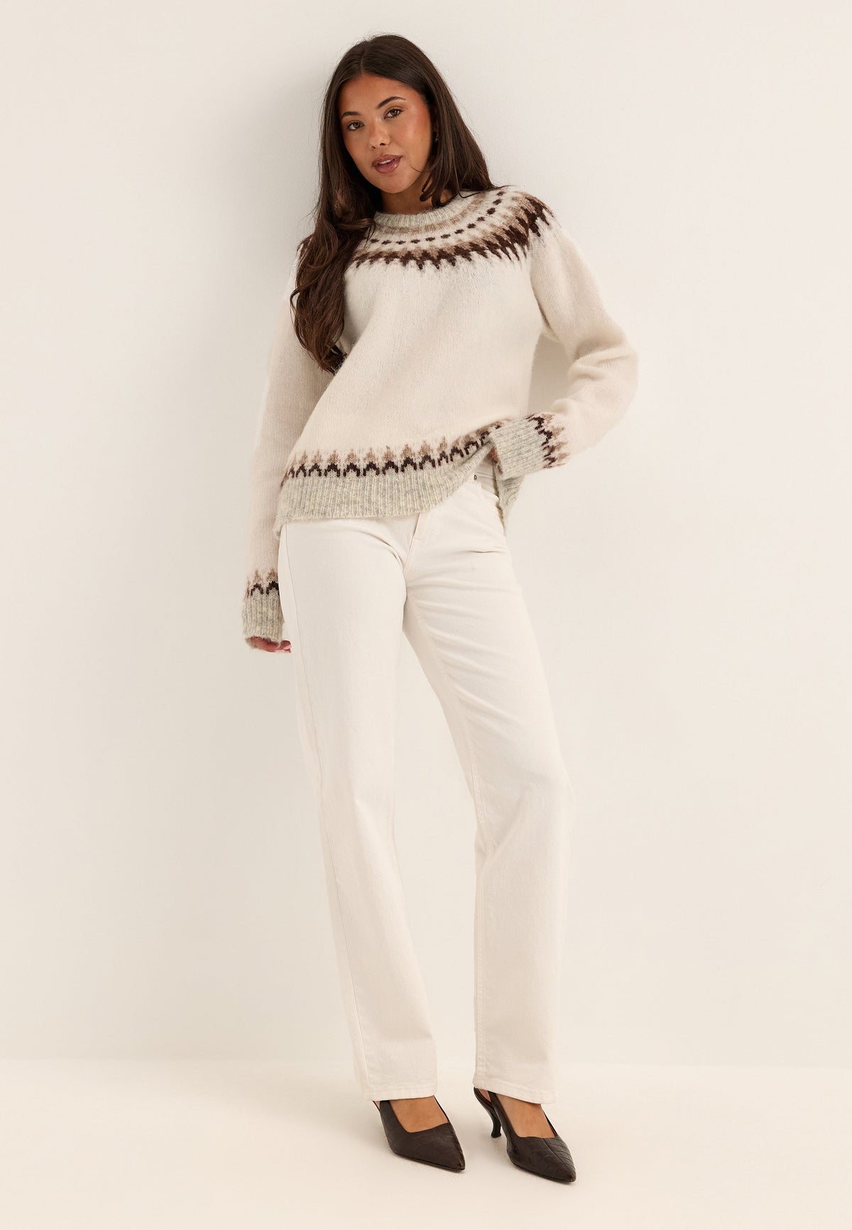 Freya Fair Isle Knitted Sweater