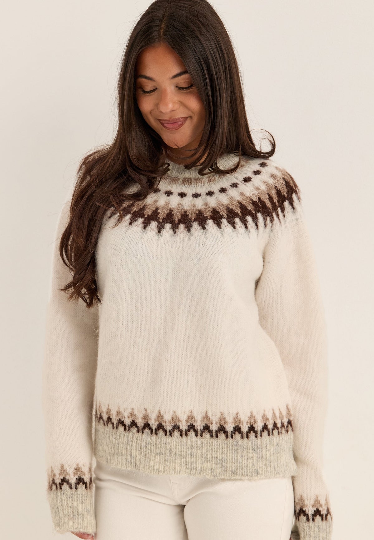 Freya Fair Isle Knitted Sweater