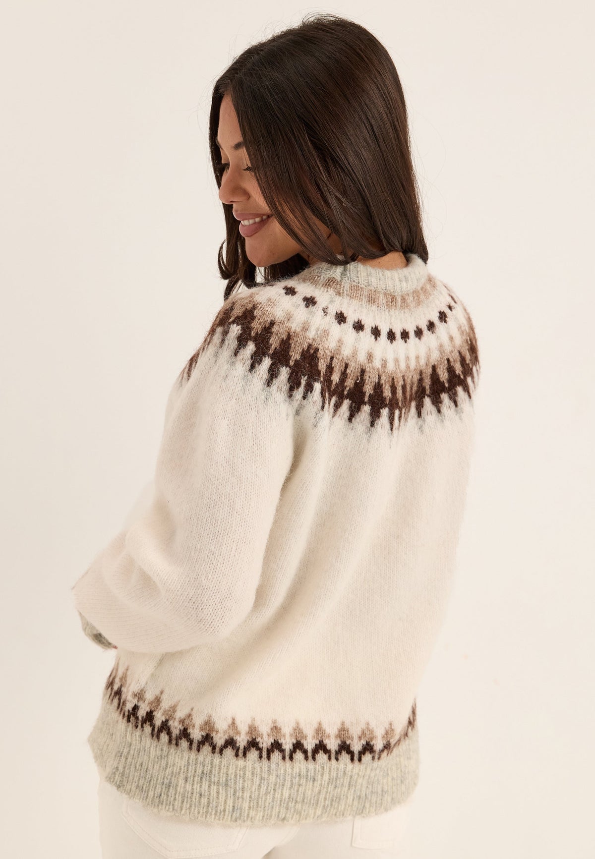 Freya Fair Isle Knitted Sweater