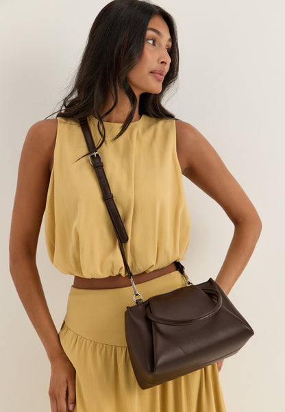 Avery Structured Small Tote Bag
