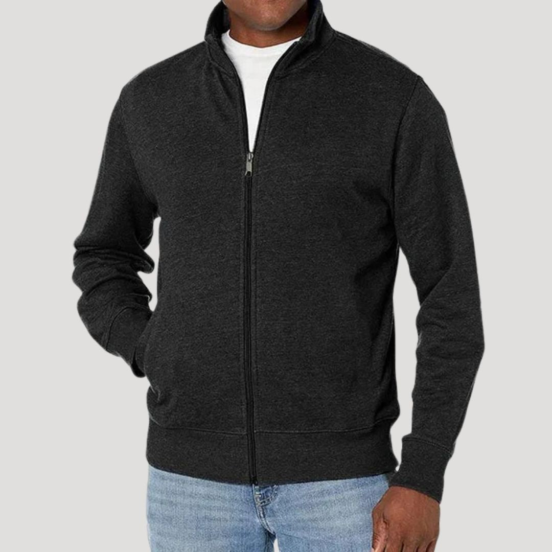 Brián Essential Zip-Up Knit Jacket