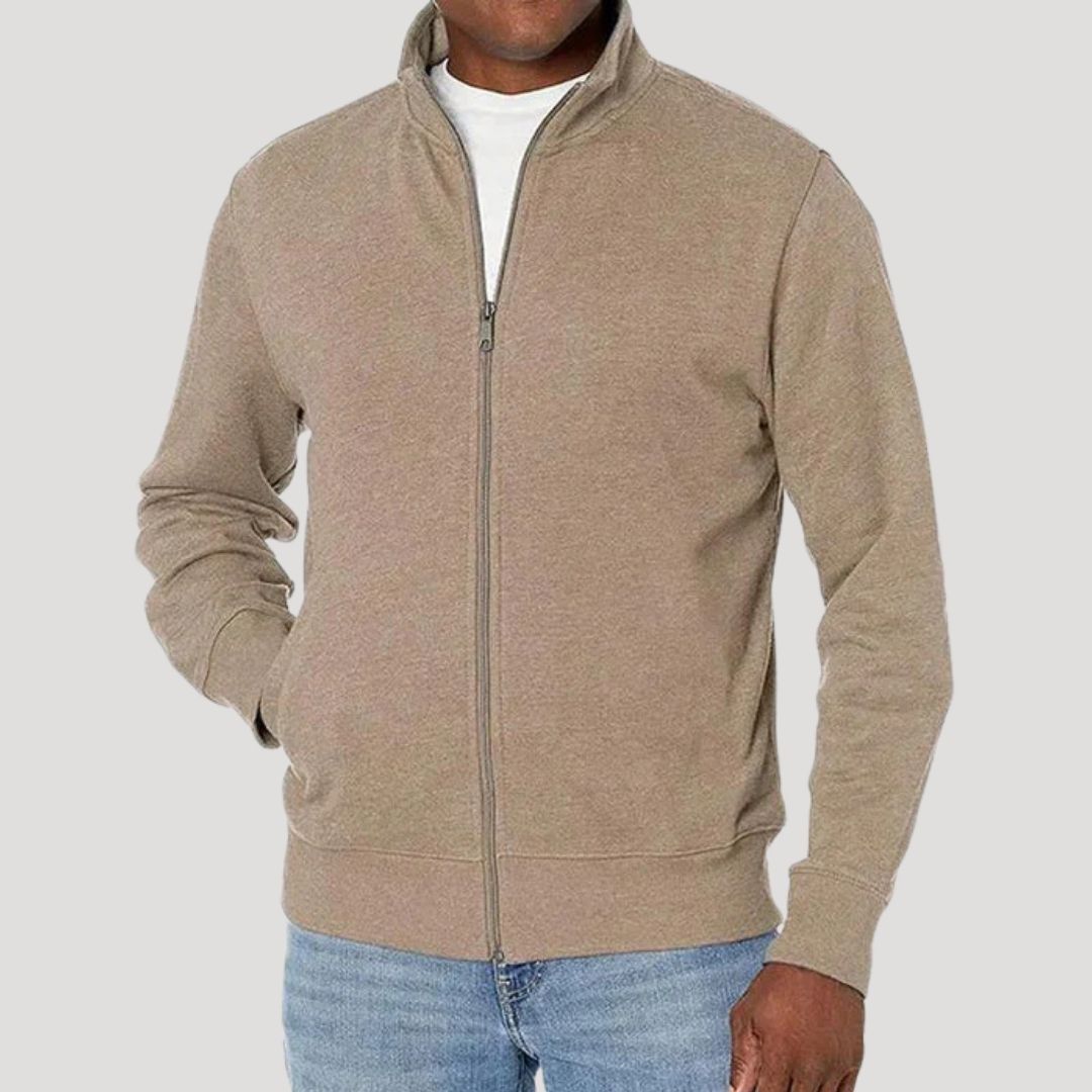 Brián Essential Zip-Up Knit Jacket