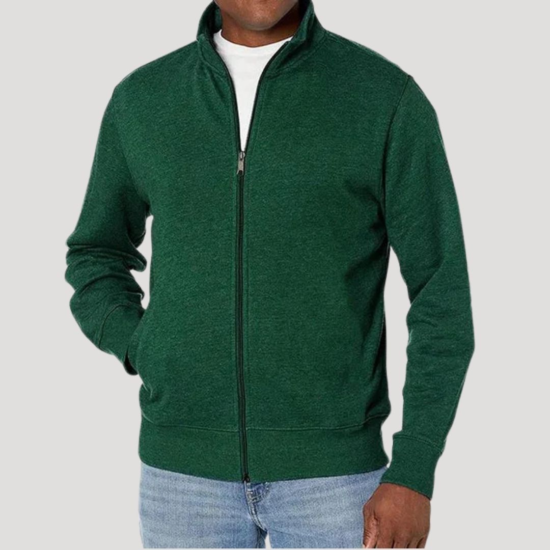 Brián Essential Zip-Up Knit Jacket