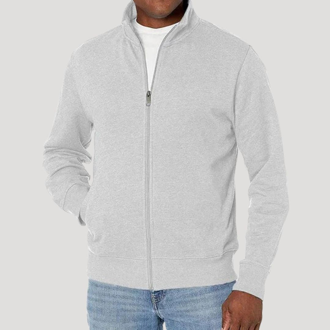 Brián Essential Zip-Up Knit Jacket
