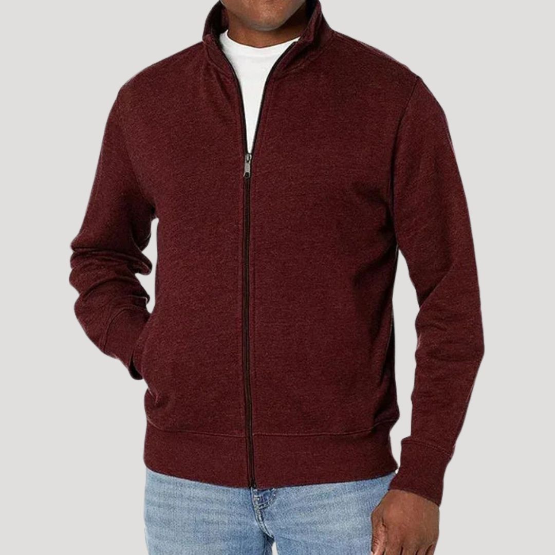 Brián Essential Zip-Up Knit Jacket