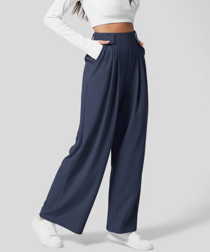 Aria High Waisted Wide Leg Trousers
