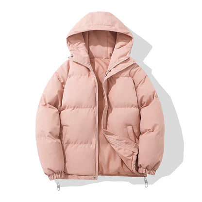 Alessia Women's Puffer Jacket with High Collar and Pockets