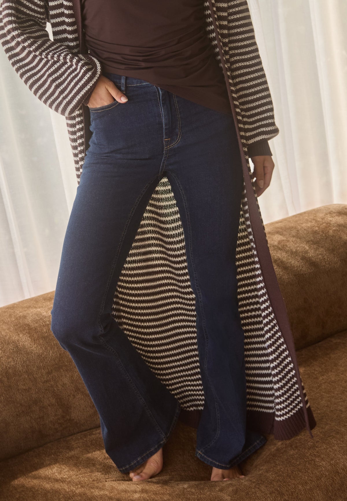Elena High Flare Superstretch Jeans
