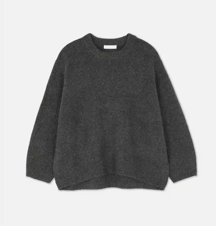 Rosalie Women's Pink Oversized Sweater with Relaxed Fit