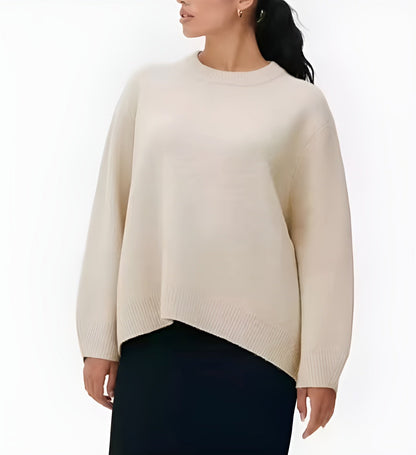 Rosalie Women's Pink Oversized Sweater with Relaxed Fit