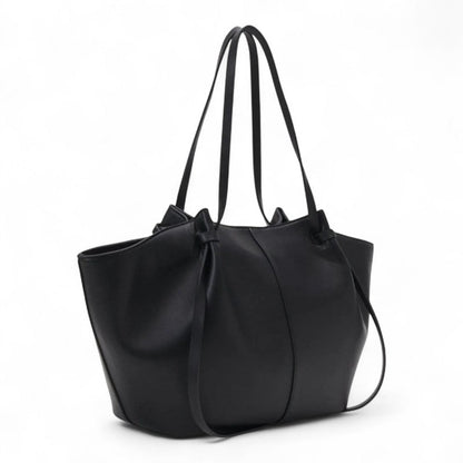 Daphne Women's Large Tote Bag with Gold Clasp