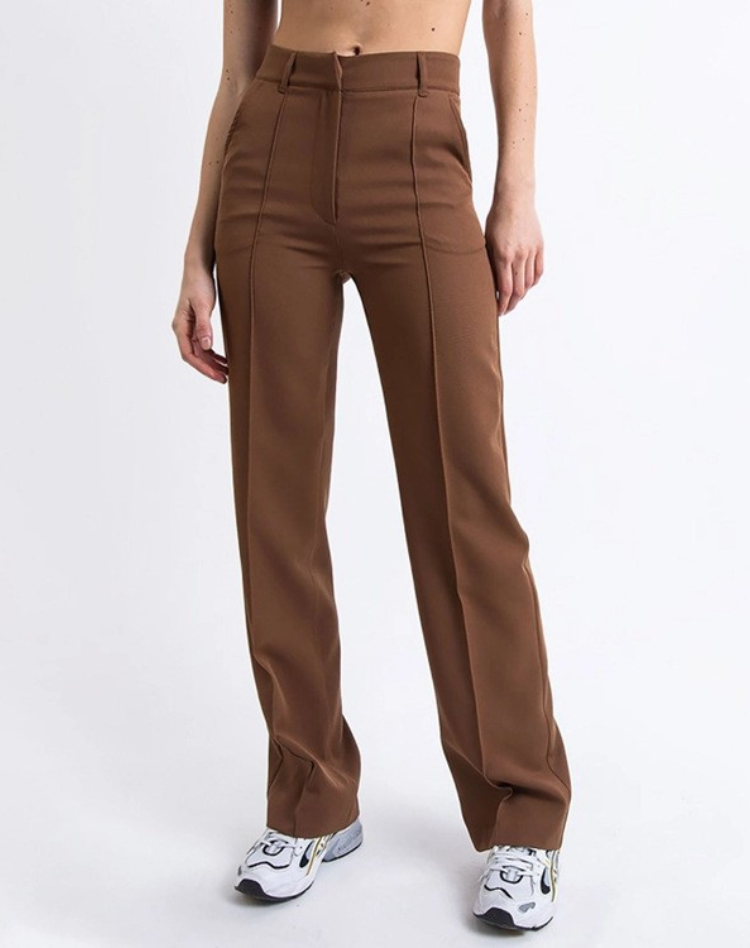 Blake High Waisted Straight Leg Trousers